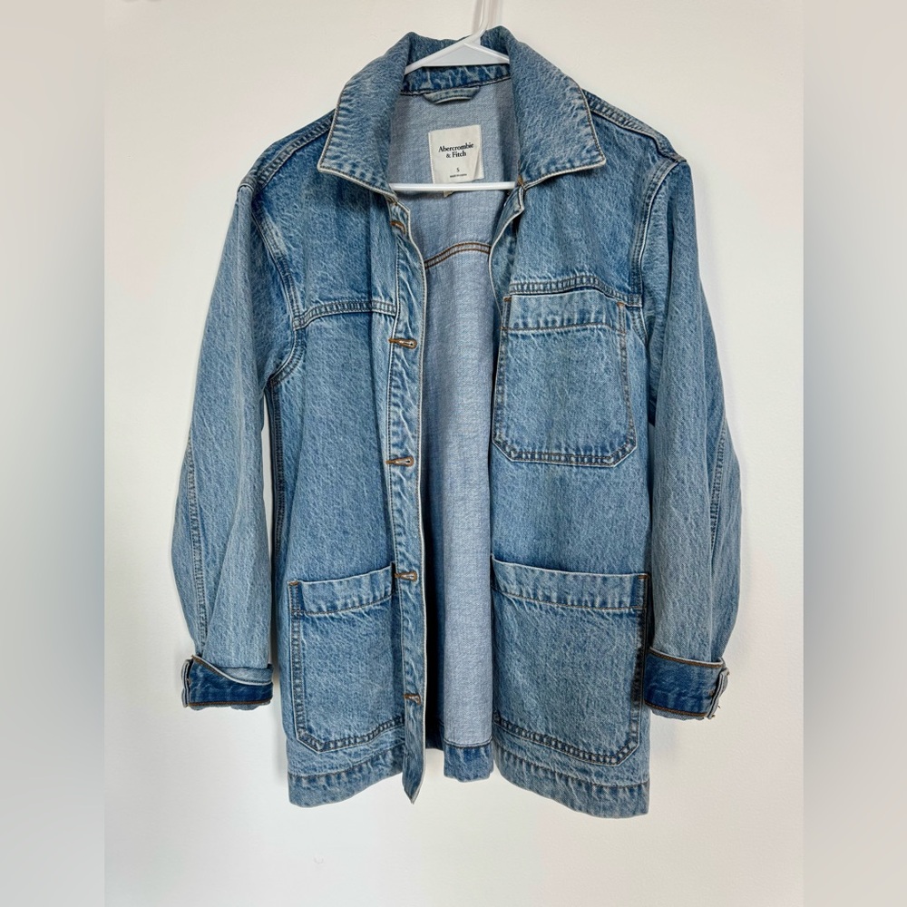 Abercrombie Oversized Denim Chore Jacket